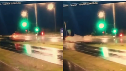 accidente fatal en san vicente: se conocio un video del choque en la ruta 58