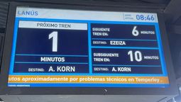 demoras y cancelaciones este jueves en el tren roca