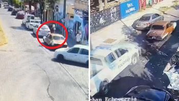 Roba ruedas en Monte Grande: fueron vistos por las cámaras de seguridad y los detuvieron