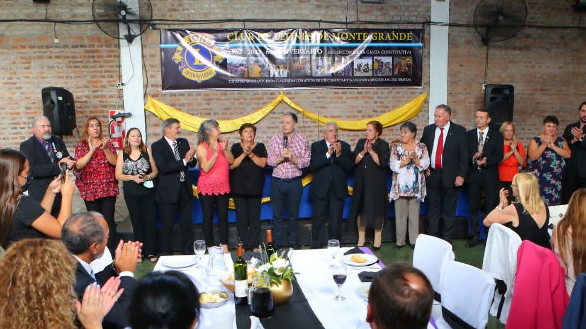 El Club de Leones de Monte Grande celebró su aniversario 60°: Buscamos  contagiar la vocación de servicio