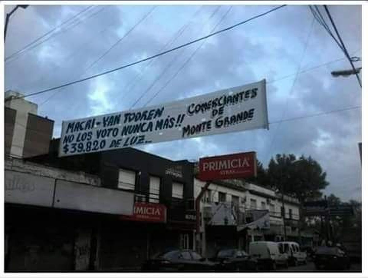El pasacalles contra Macri en Monte Grande.