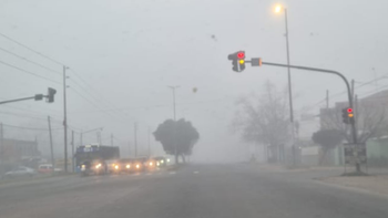 Niebla en Zona Sur: baja visibilidad en Glew durante esta mañana
