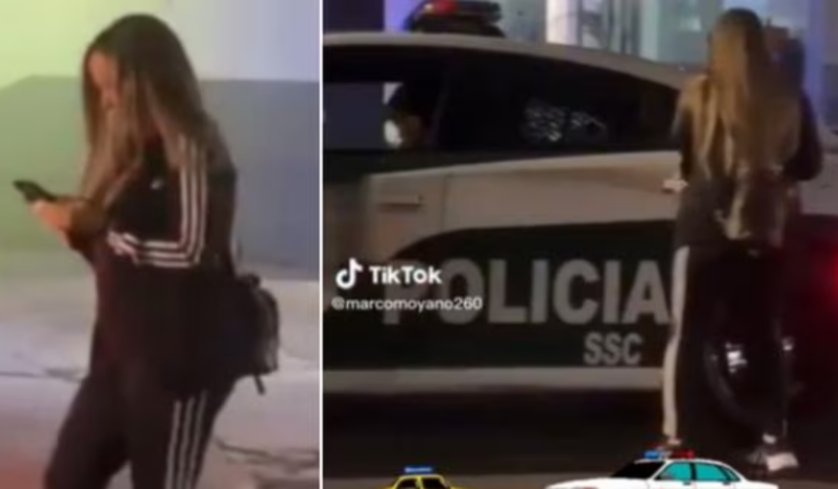Viral: una mujer se distrajo con el celular y se subió a un auto equivocado
