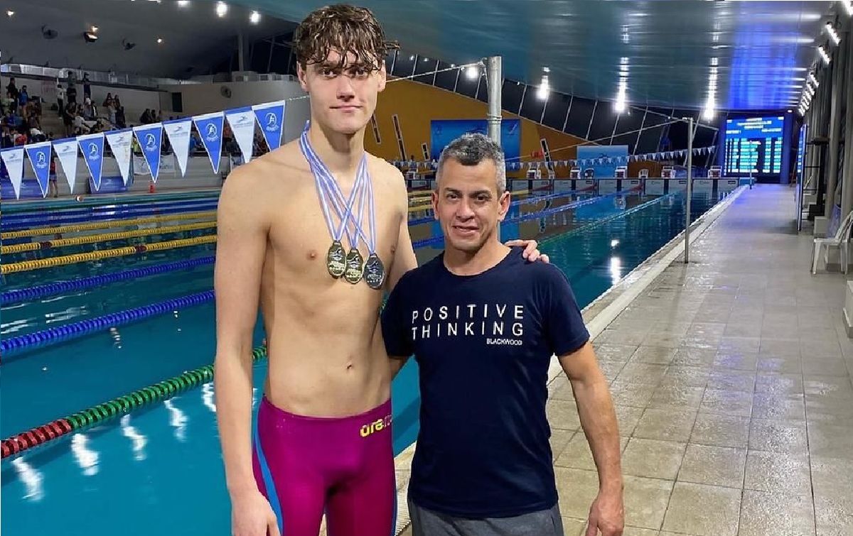 Un nadador de San Vicente obtuvo dos primeros puestos en el Campeonato Nacional de Juveniles