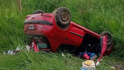 una familia de llavallol sufrio un accidente en la ruta en entre rios