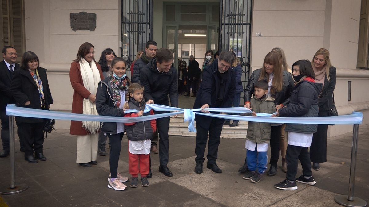 Inauguraron las obras en la Escuela 1 de San Vicente: hicieron una refacción total