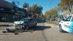 choque en el centro de san vicente: una vecina hospitalizada