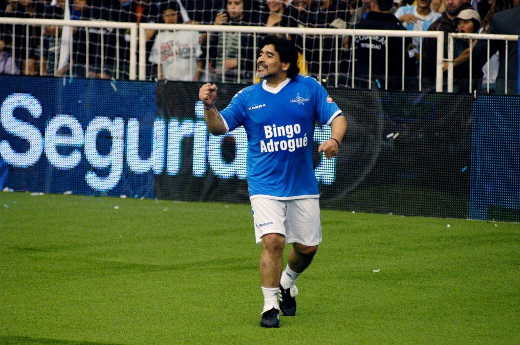 Diego Maradona en Ministro Rivadavia.