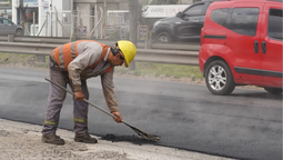 canning: desvios en la rotonda de coto por la repavimentacion de la ruta 58