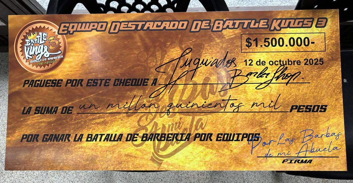 Barberos de Monte Grande ganaron un concurso nacional y se llevaron $1.500.000 Barberos de Monte Grande ganaron un concurso nacional y se llevaron $1.500.000