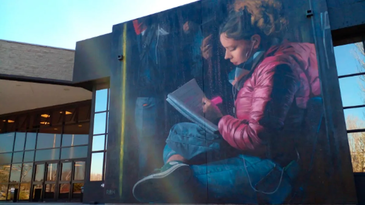 El mural de la Universidad de Lomas fue elegido como el segundo mejor del mundo