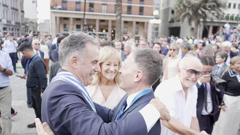 Fernando Gray participó de la asunción de Yamandú Orsi como Presidente de Uruguay
