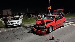 canning: corrian picadas en la ruta 58, embistieron a un auto y hay dos hospitalizados