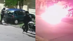 lanus: le quemaron el auto a un calesitero por vender pochoclo