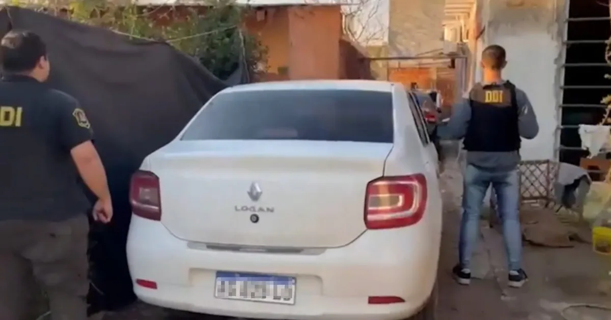 El operativo para la detención de los sospechosos se realizó en Monte Grande. 