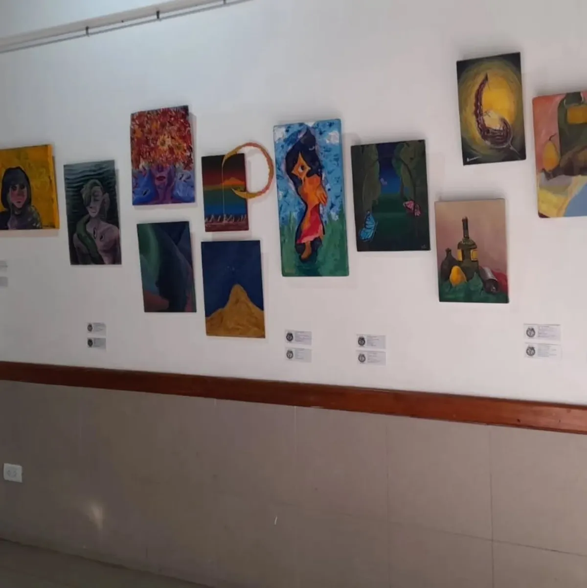 El Telégrafo recibe la exposición de artes visuales de los estudiantes de la Escuela de Arte de Esteban Echeverria.