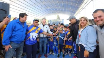 El Jagüel: inauguraron el techo parabólico en el Club Atlético Los Pumas de La Sofía