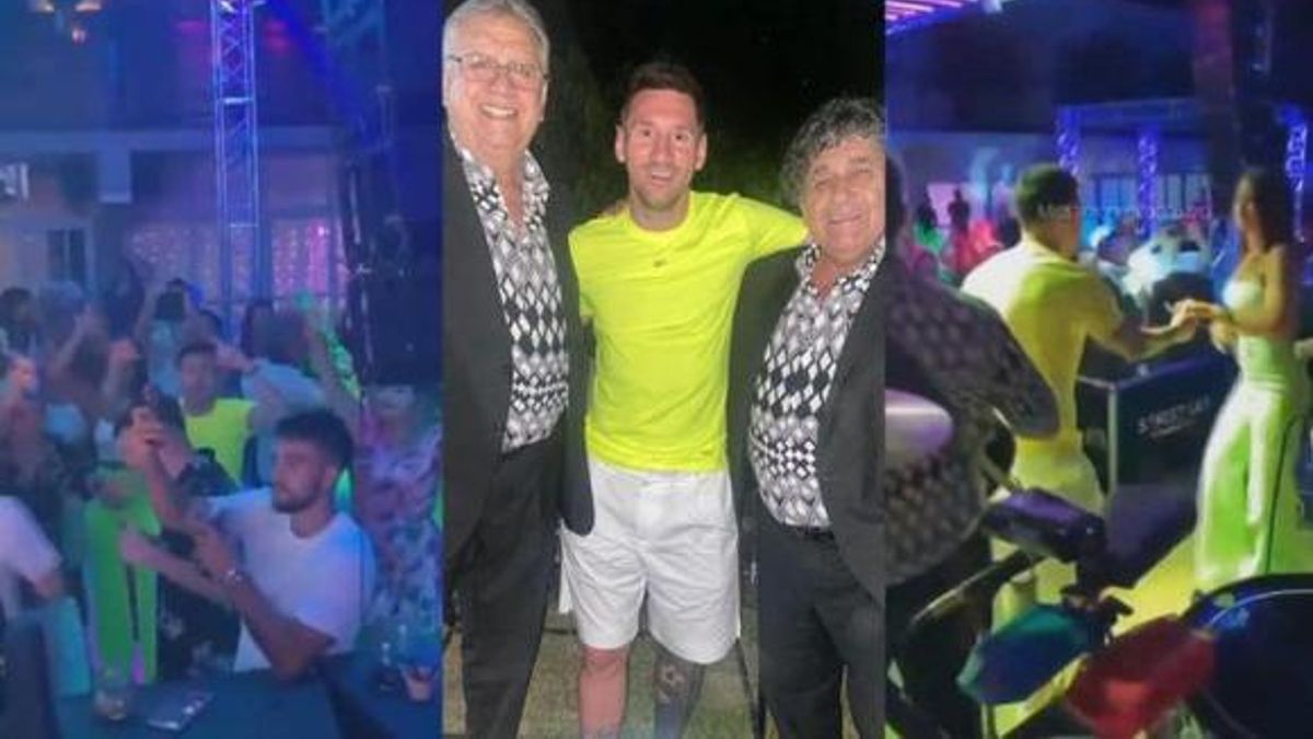 Video: la fiesta exclusiva de Lionel Messi con Los Palmeras