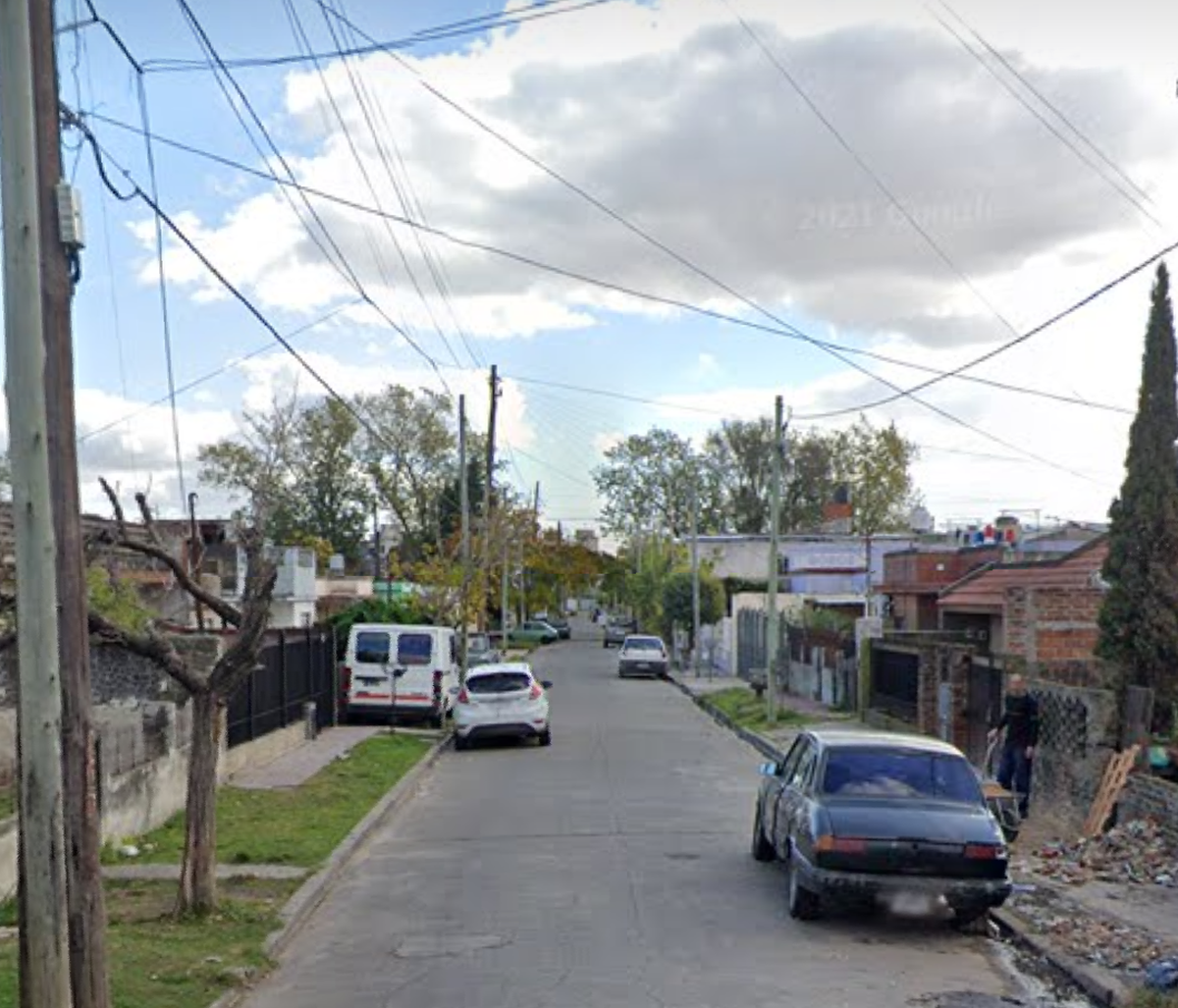 Pasaje Merlino al 1800, donde vive Carlos, en la localidad de Villa Centenario, partido de Lomas de Zamora