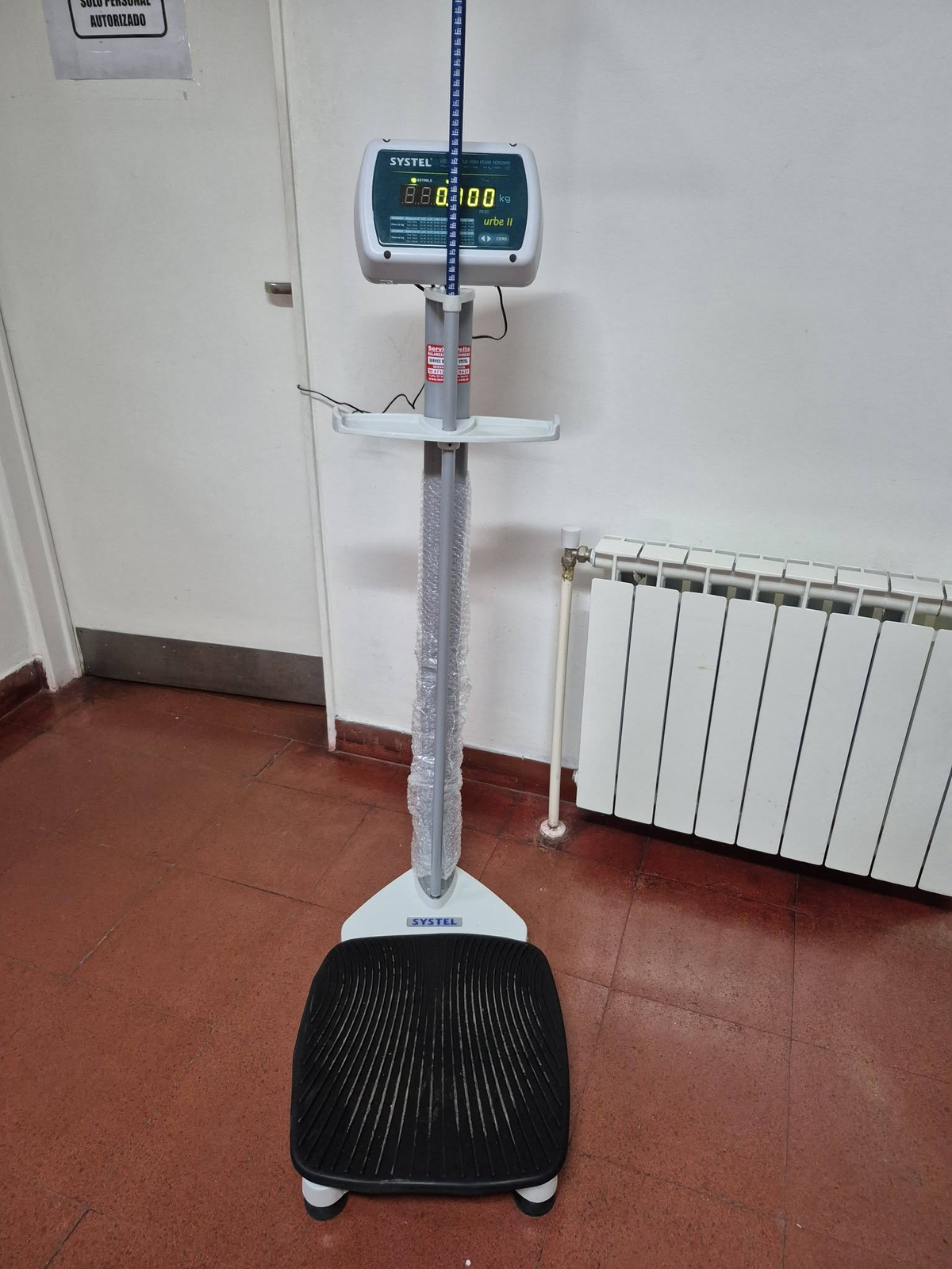 La balanza adquirida por el Hospital Oñativia de Rafael Calzada. La balanza adquirida por el Hospital Oñativia de Rafael Calzada.