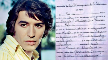 El recuerdo del bautismo de Sandro en la iglesia de Monte Grande: Es un regalazo