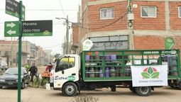 Esteban Echeverría: se realizó un operativo de recarga de garrafas en 9 de Abril
