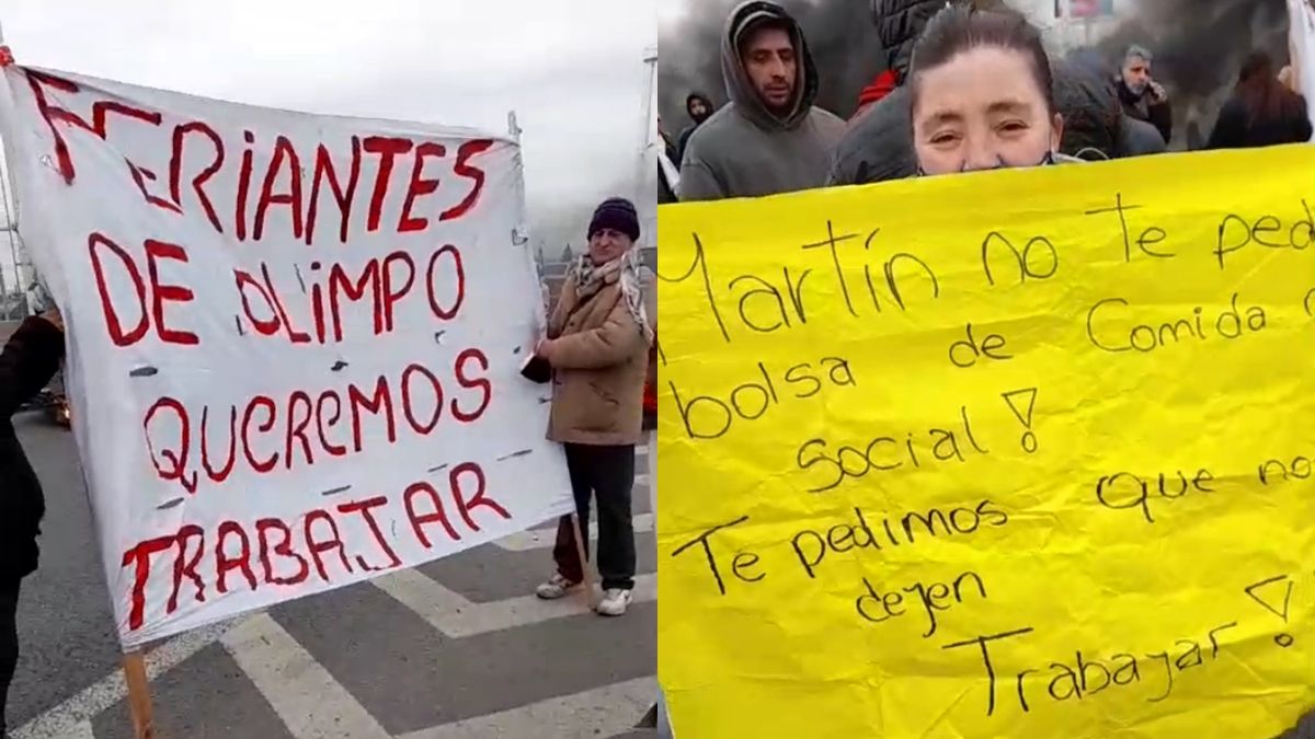 Feriantes de Olimpo piden reabrir sus puestos en Lomas de Zamora.