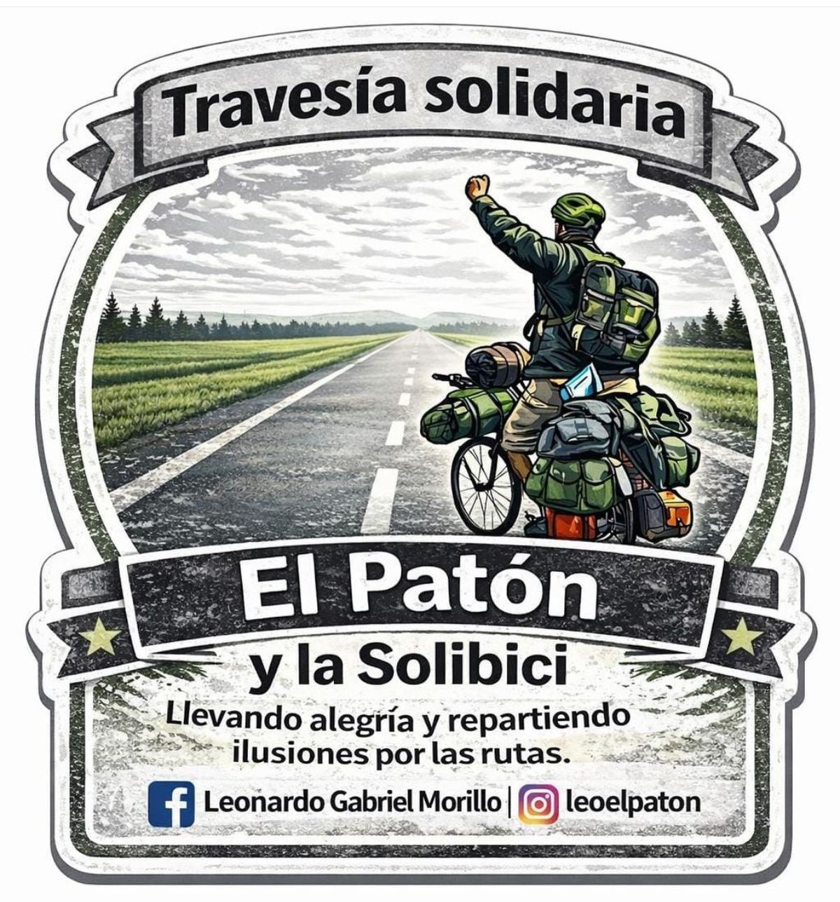 Las calcomanías que los vecinos del distrito pueden comprarle a 