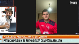 desde san vicente, pato peloni y el sueno del mundial de pelota paleta: ganar el absoluto seria todo para mi