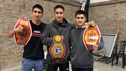 tres hermanos de longchamps ganaron cinturones de kickboxing en la misma jornada