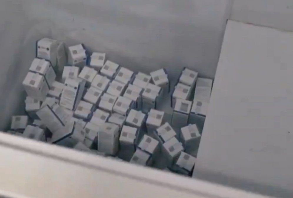 Primeras dosis de las vacunas contra el coronavirus que llegaron a Lomas de Zamora.