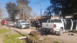 almirante brown: huian de la policia y provocaron dos choques con un herido