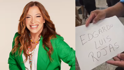 esperaron a lizy tagliani en el aeropuerto con un cartel que decia edgardo y se lo tomo con humor: es un nombre puesto con el amor de mi madre