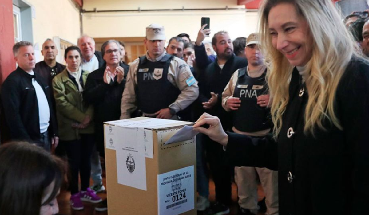 Karina Milei habló desde el búnker de La Libertad Avanza y hay optimismo Karina Milei habló desde el búnker de La Libertad Avanza y hay optimismo