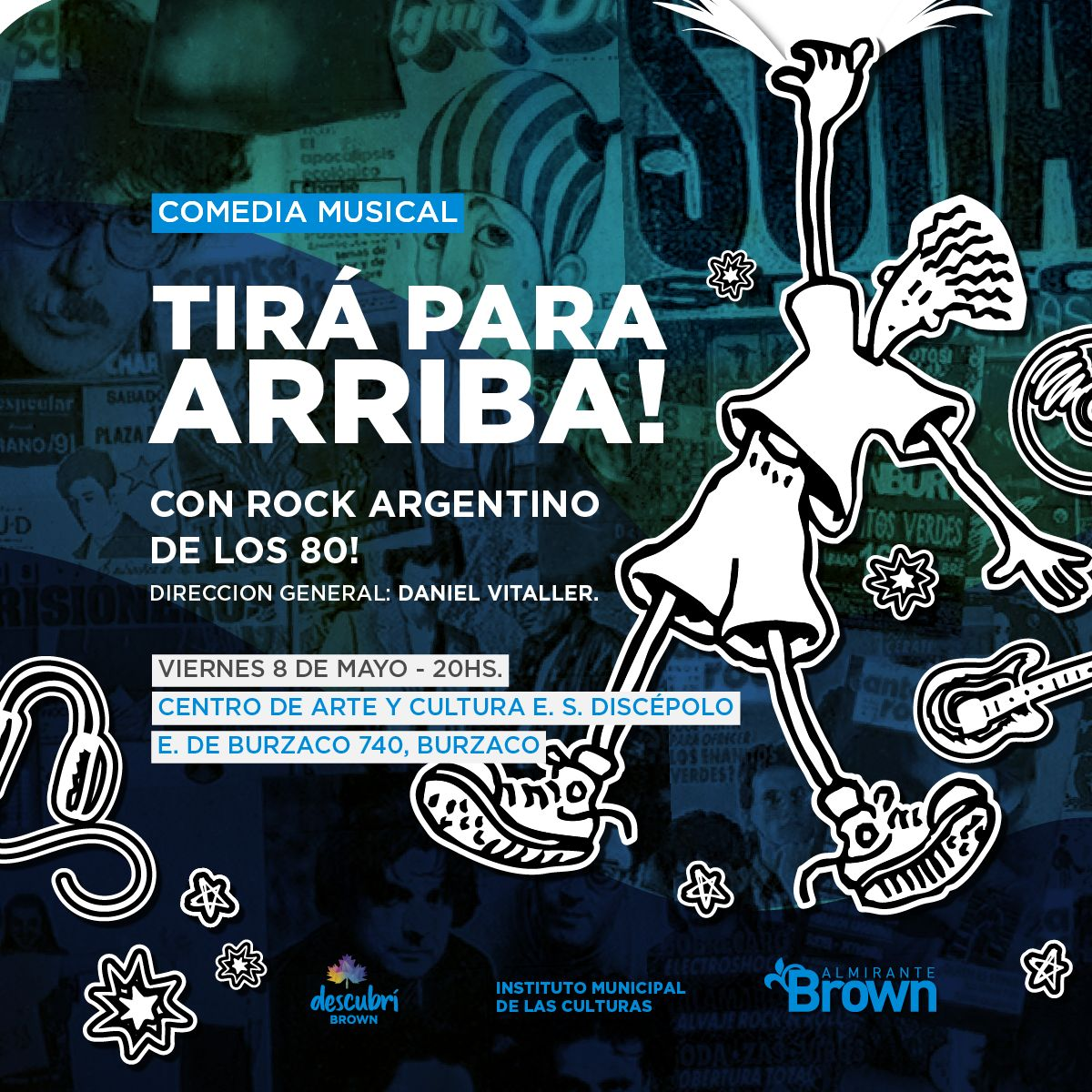 Flyer difundido por la Municipalidad de Almirante Brown. 