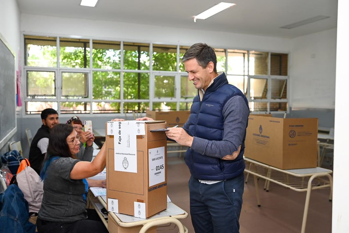 Mantegazza ya votó en San Vicente: Alentamos a la participación Mantegazza ya votó en San Vicente: Alentamos a la participación