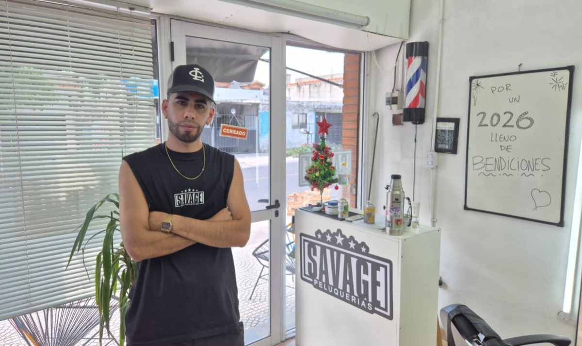 La barbería Savage tiene dos sucursales entre Almirante Brown y Lomas de Zamora.