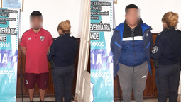 detuvieron a dos robacables que actuaban en el centro de monte grande