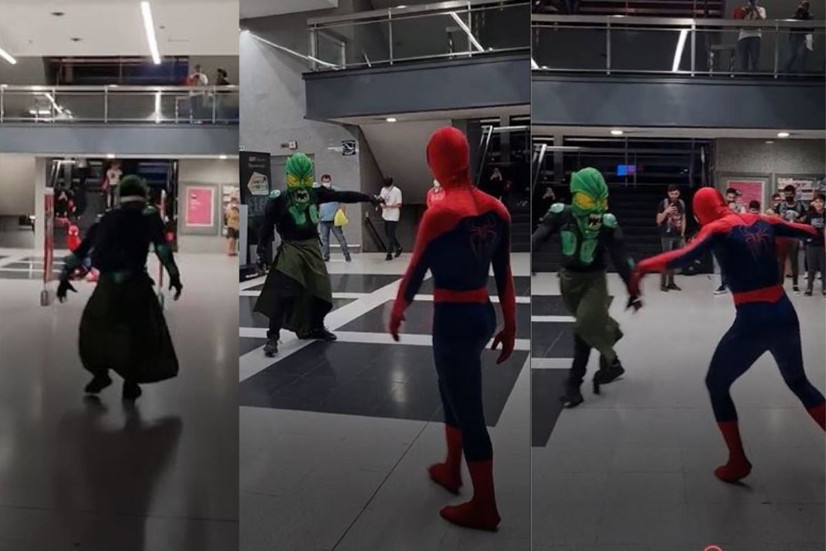 Viral: La épica batalla entre Spider-Man y el Duende Verde en Temperley