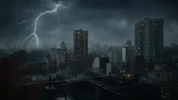 avanza una ciclogenesis que afectara al amba con lluvias y vientos intensos