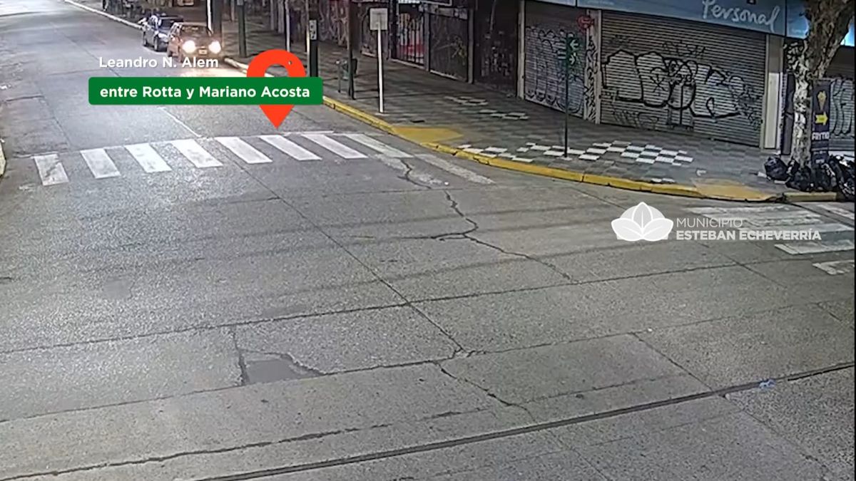 El sujeto quedó detenido a metros de la esquina de Alem y Mariano Acosta, en Monte Grande.