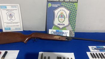 Le disparó al perro de su vecino en San Vicente y quedó detenido