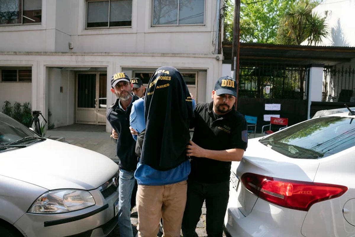 El presunto parricida de Vicente López está detenido.