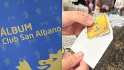 san albano lanzo su propio album de figuritas: buscan solventar una gira por europa