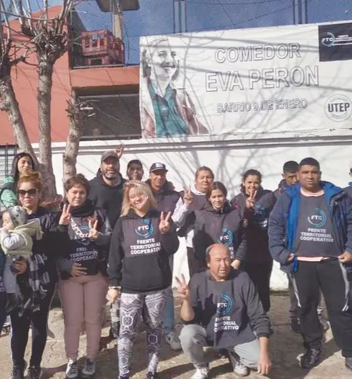 El comedor de 9 de Abril asiste a 30 familias.