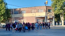 festejos por el upd en san vicente: los chicos estan contentos