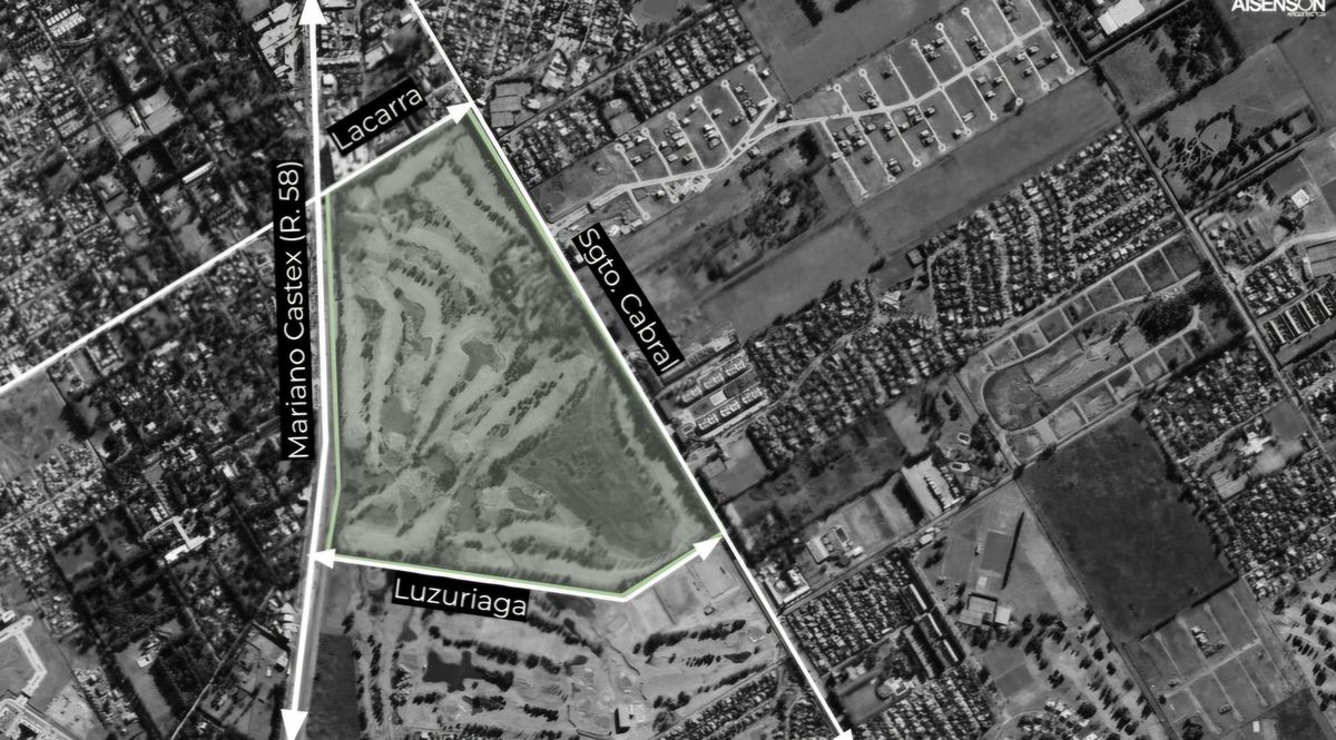 Los terrenos est&aacute;n ubicados entre las calles Mariano Castex, Lacarra, Sargento Cabral y Luzuriaga.