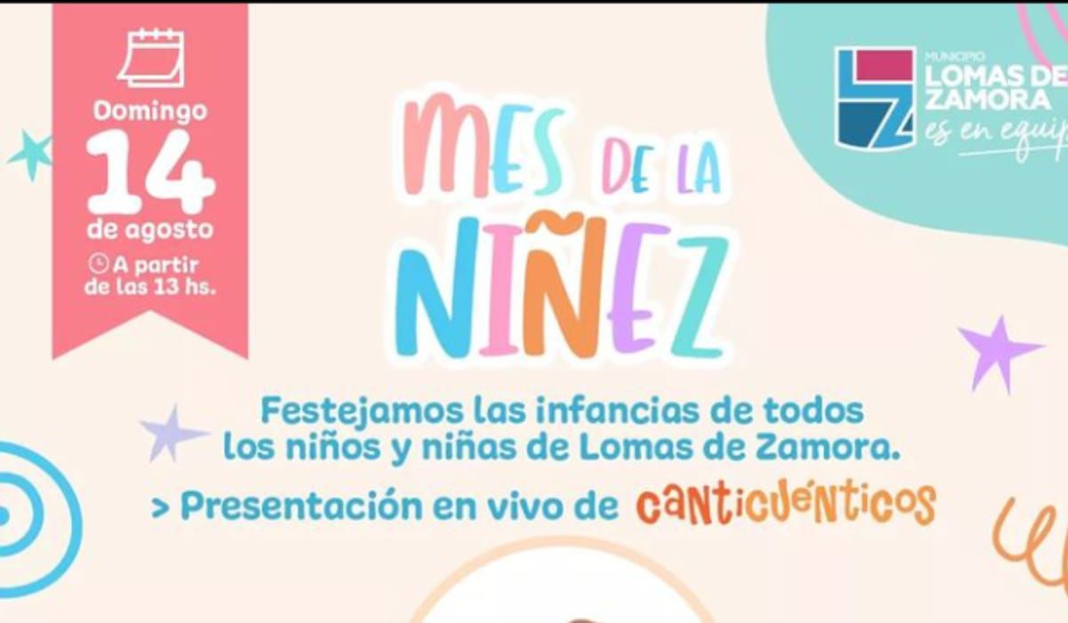 Lomas de Zamora: festival por el Dia de la Niñez en el Parque Finky de Turdera