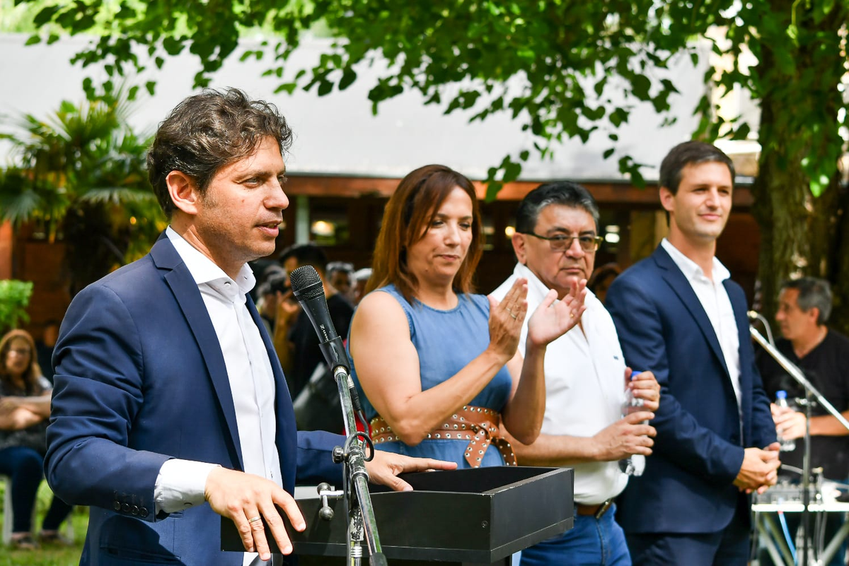 Axel Kicillof estuvo presente en el acto.