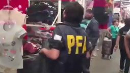 allanamientos en la salada: policias buscan mercaderia falsificada